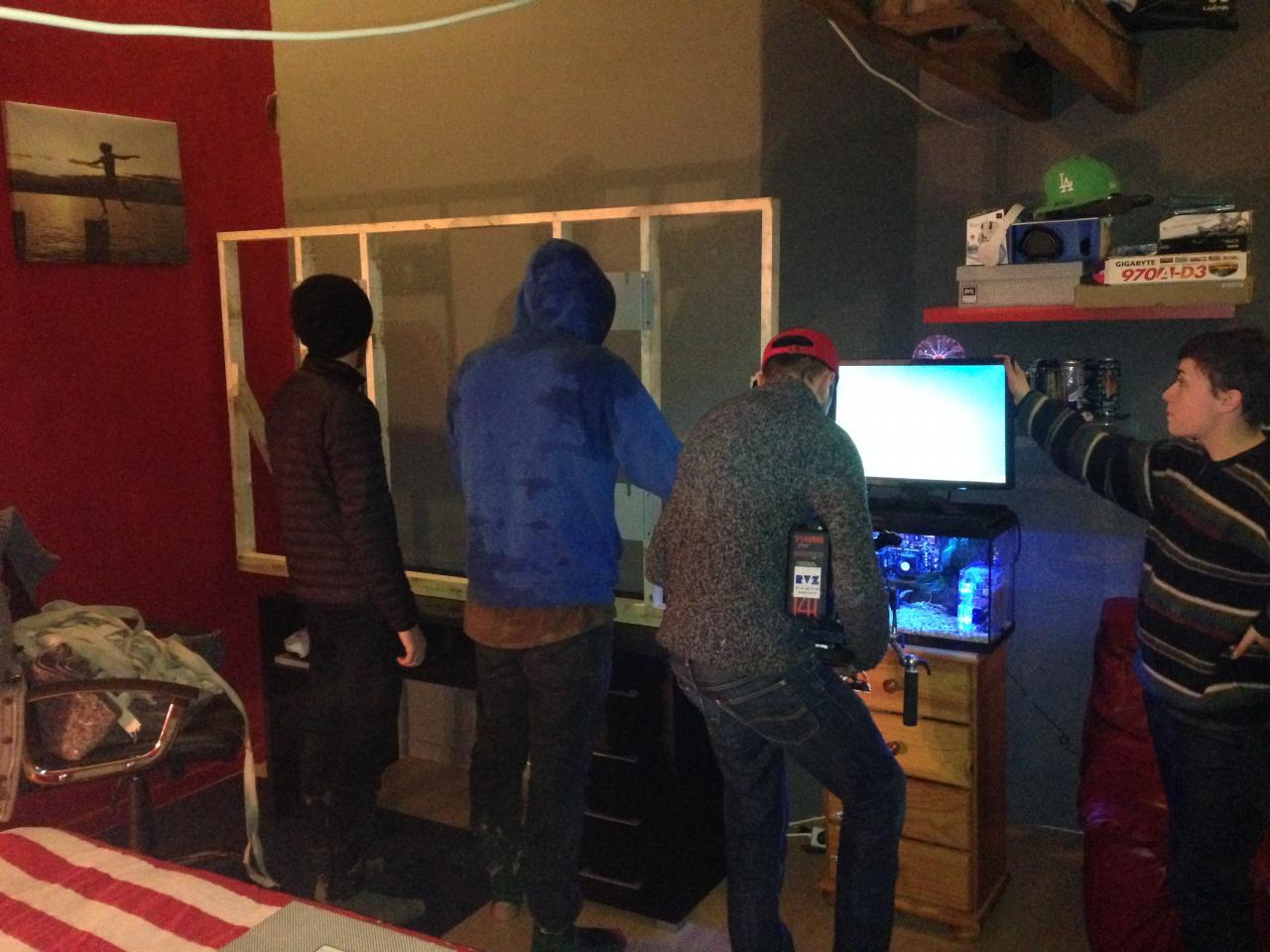 Ambiance 'ordi' dans la chambre à Jimmy